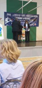W. Radziwiłł została nagrodzona II miejscem w kategorii recytatorskiej.
