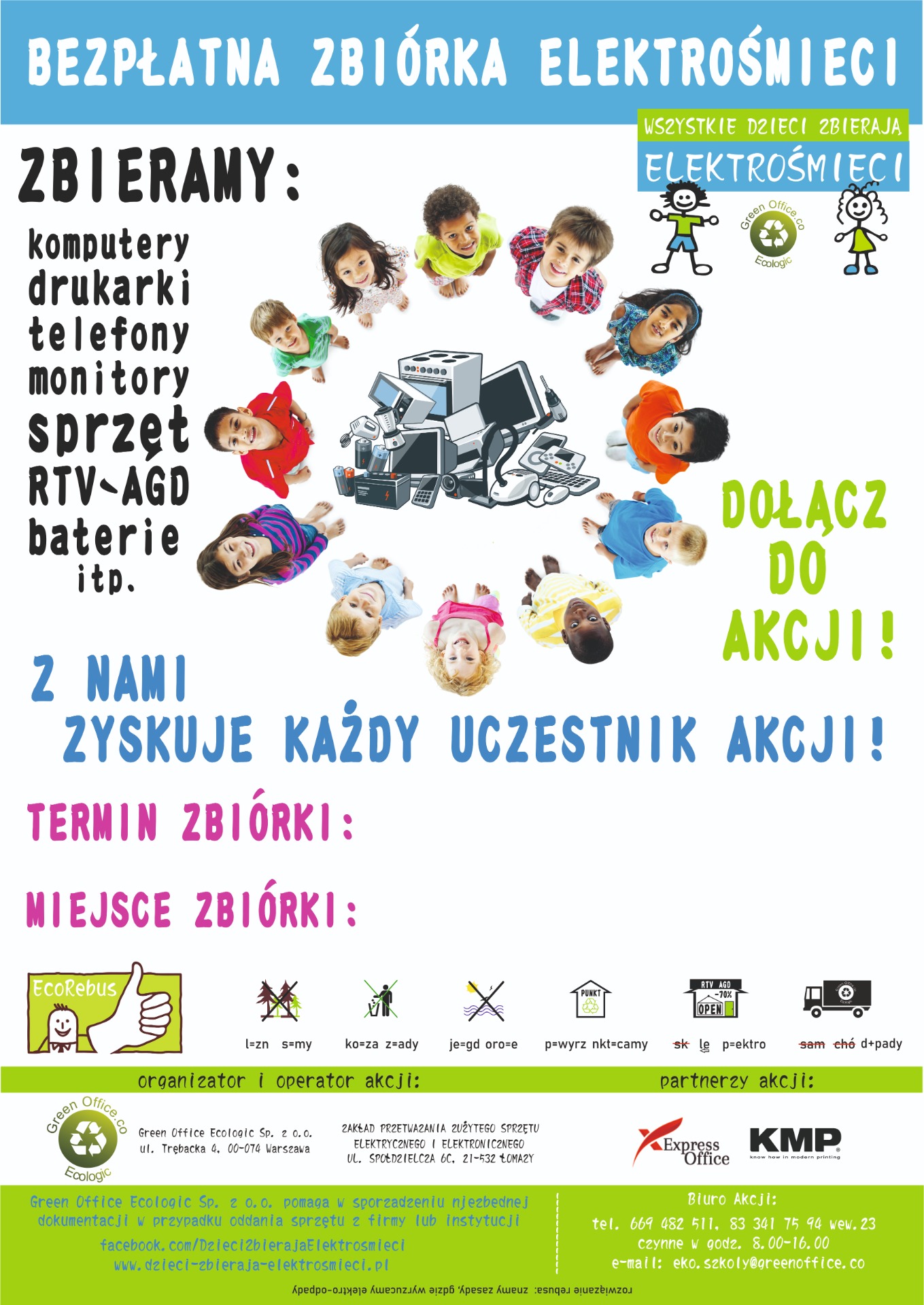 plakat - zbiórka elektrośmieci