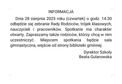 Informacja 