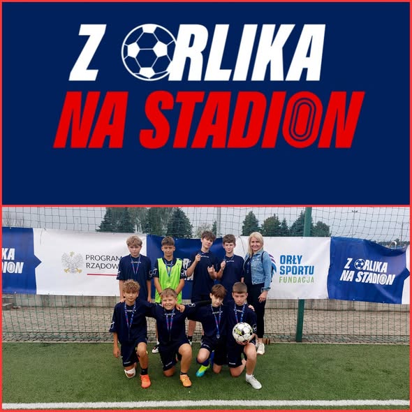 Chłopcy U-13 z II miejscem w lokalnym etapie turnieju „Z Orlika na Stadion”